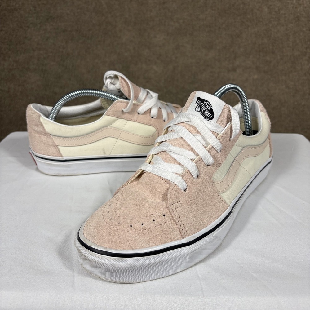 Vans Sk8-Low 751505 Unisex M8.5/W10 Sneakers Pink 2-Tone Rose Smoke Skate Shoes